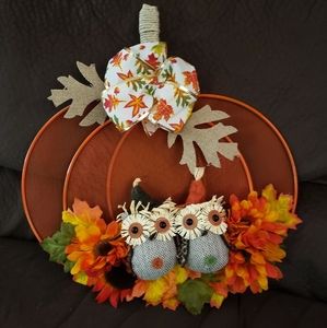 Fall wreath or wall hanging